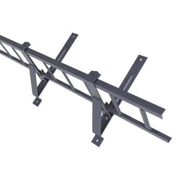 Zestaw płotka przeciwśniegowego Typ BD-350/20 o wymiarach 1500 x 155 mm do blachodachówki